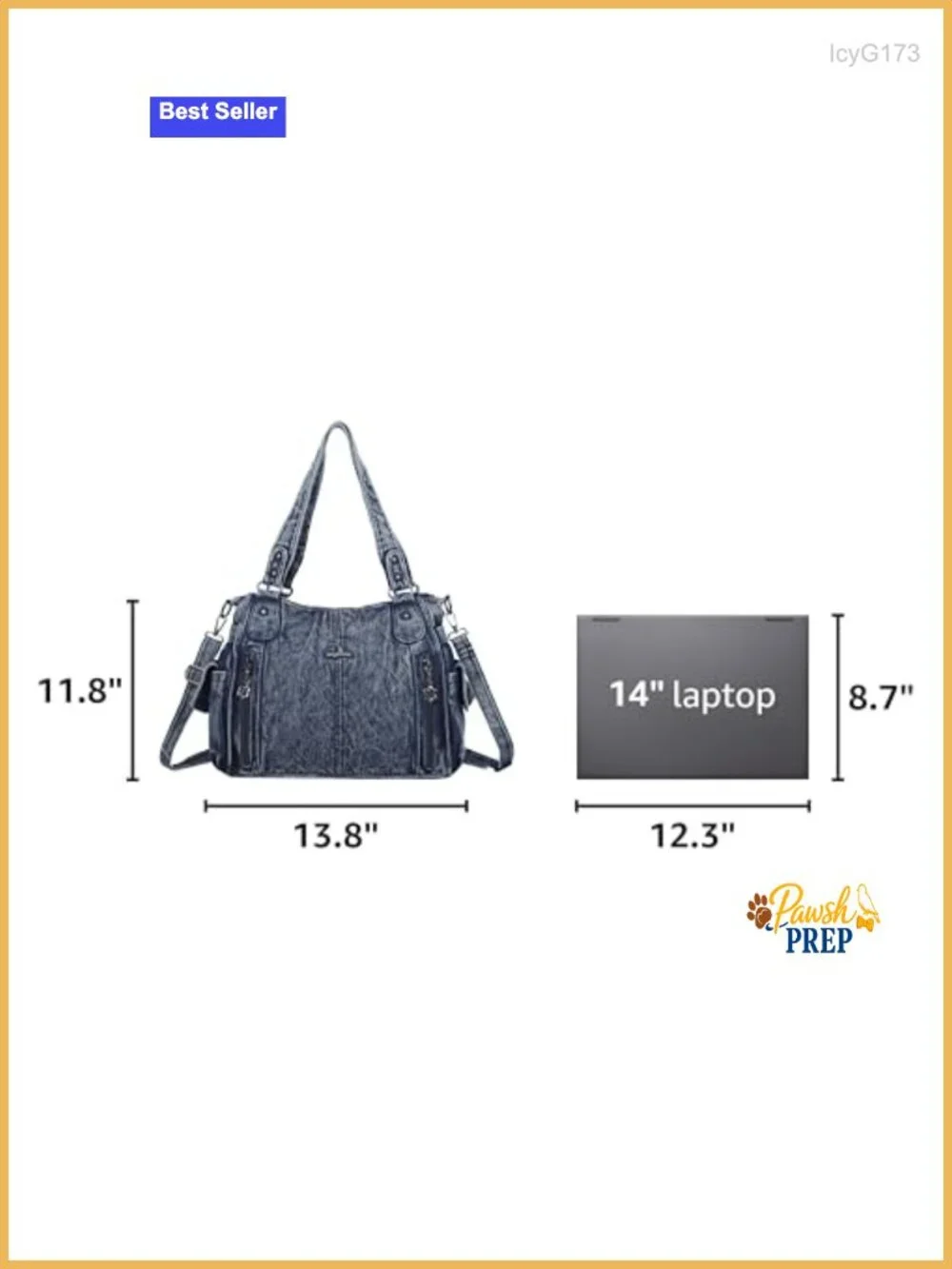 Women's Hobo Purse - Vegan Leather Tote with Adjustable Strap, Top-Handle,